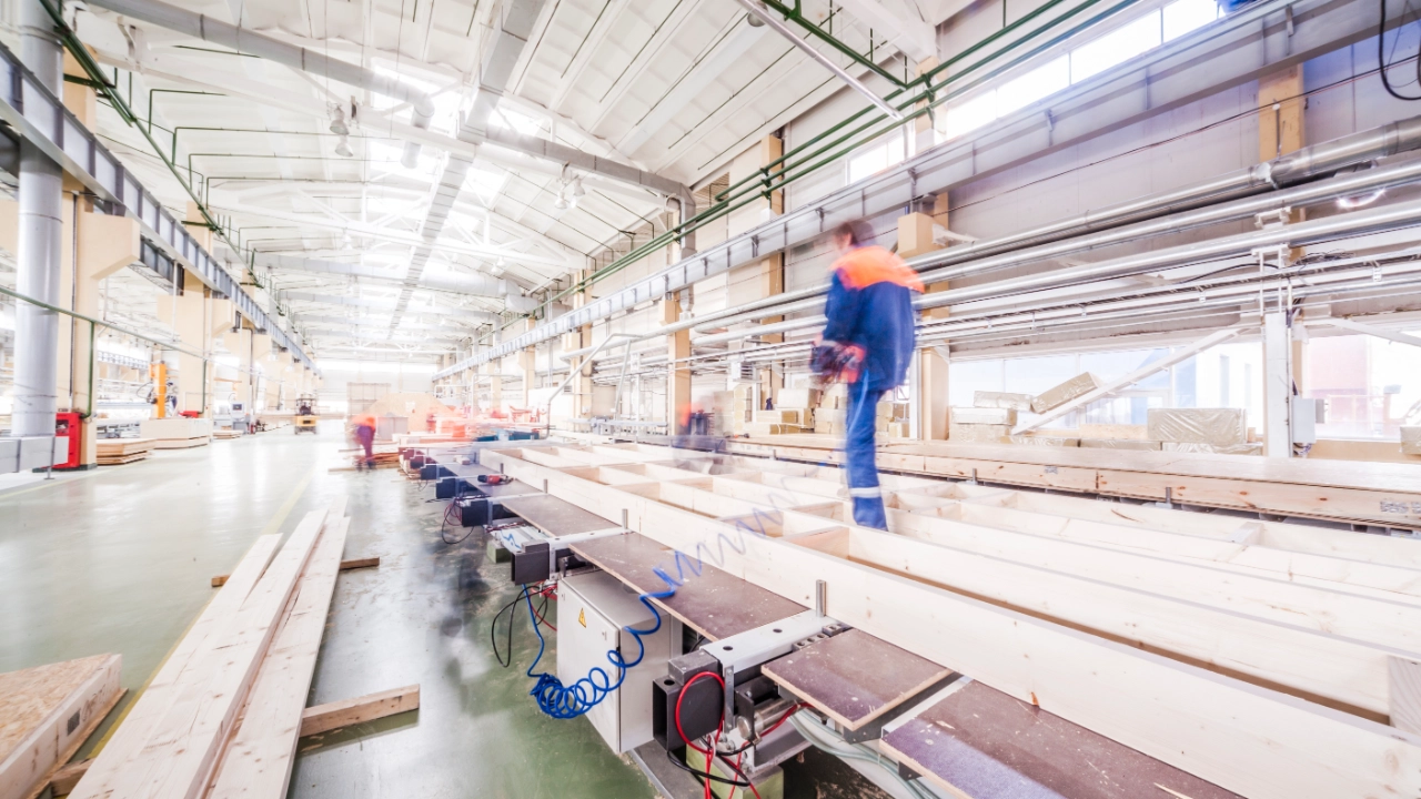 Holzfabrik: Holzindustrie, Herstellung von Dielen