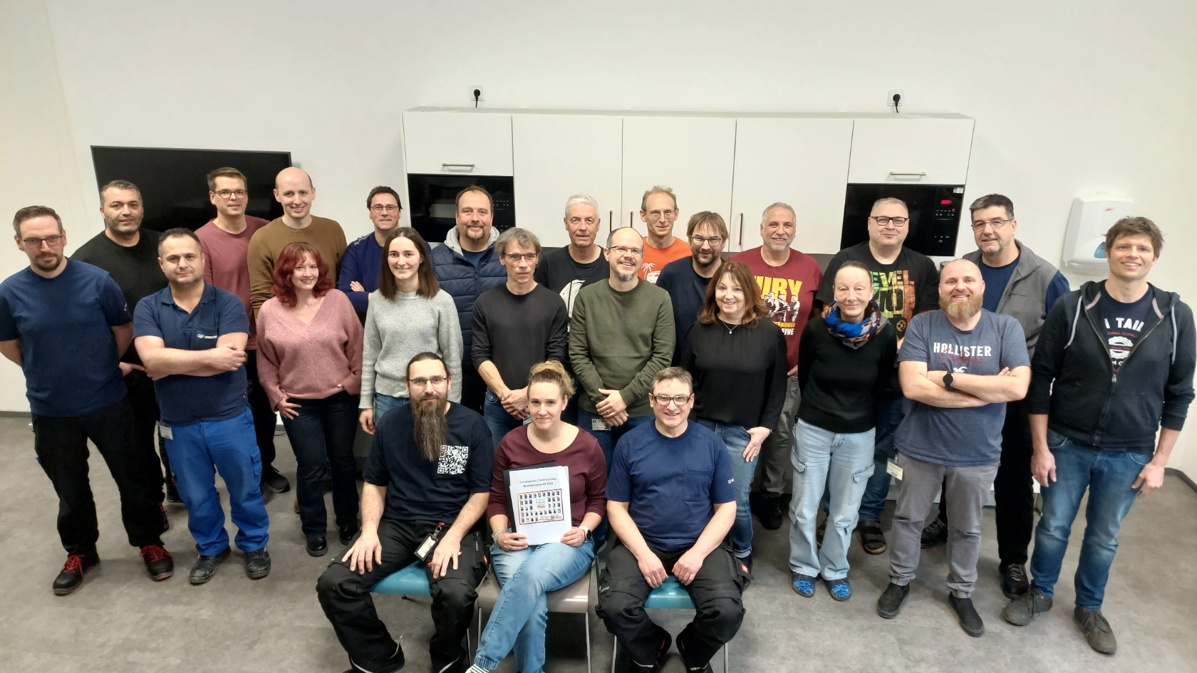 Gruppen Bild der IG Metall Liste bei Multivac