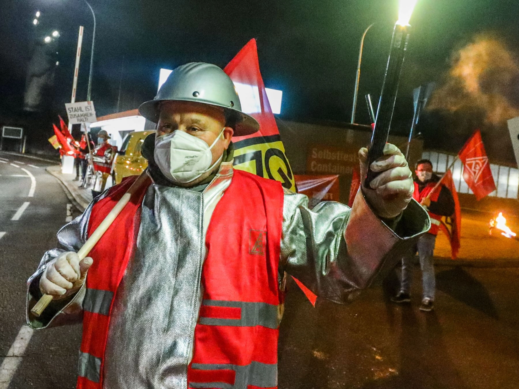 Warnstreik Salzgitter Flachstahl