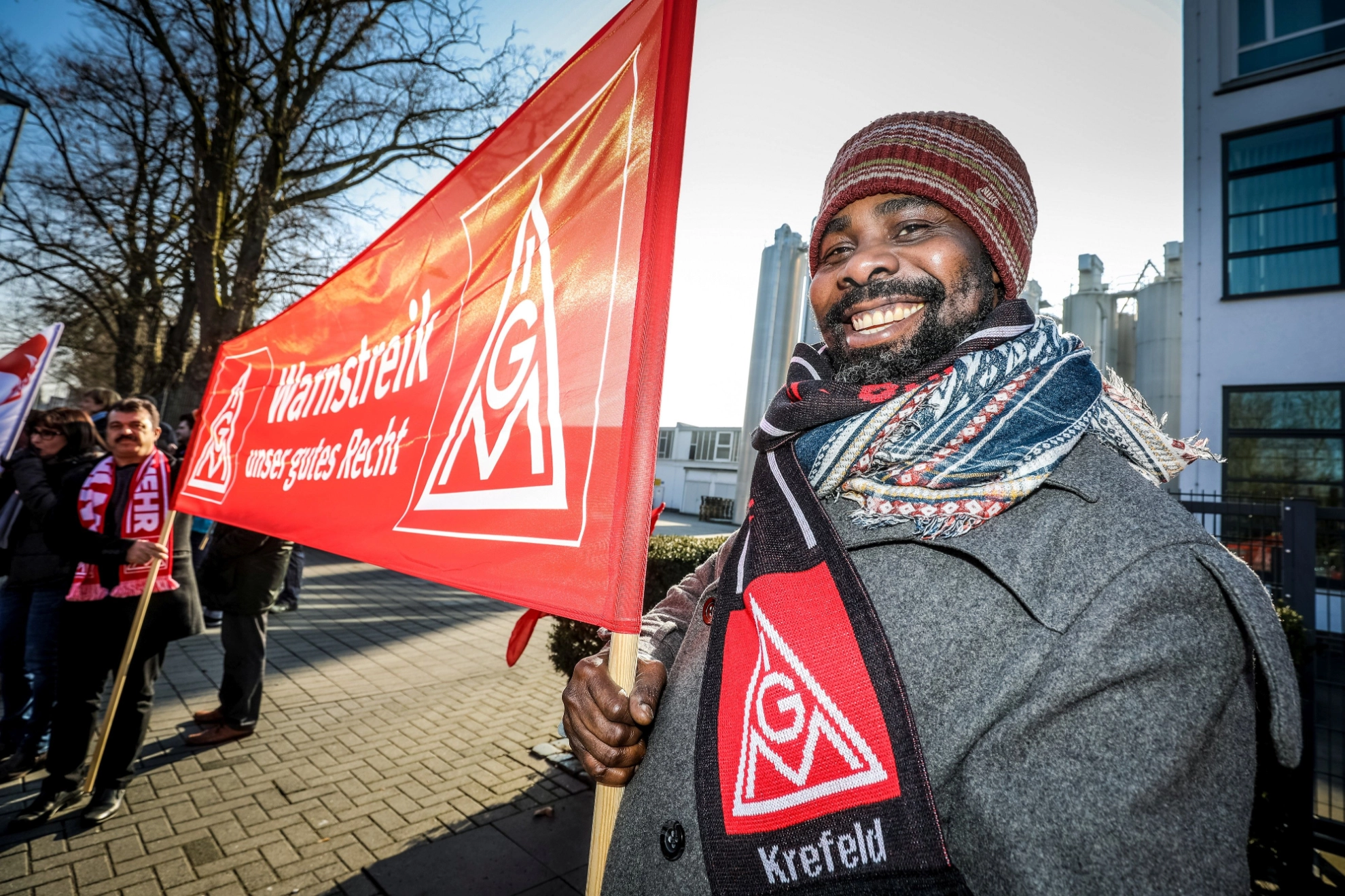 Warnstreik Textil