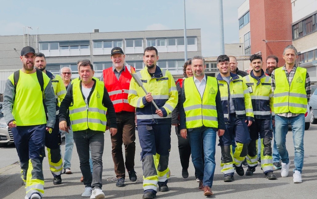 Flamme der Solidarität