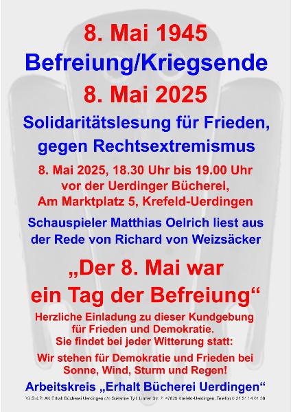 Plakat 8. Mai