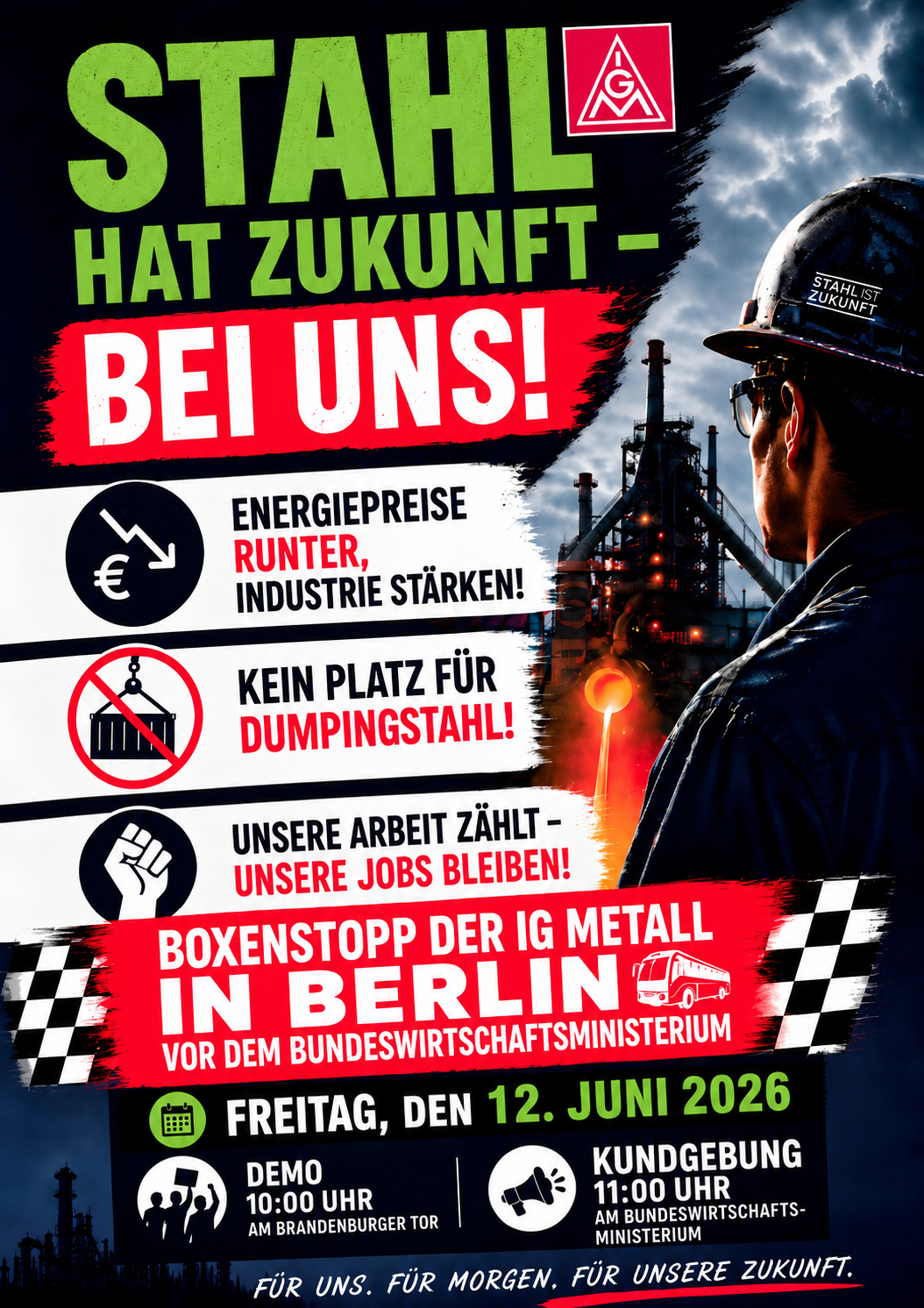 Flyer Kundgebung Berlin 12.06.2026