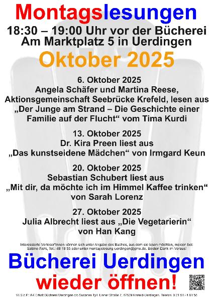 Leseplakat Oktober 2025